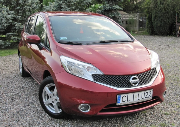 Nissan Note cena 28900 przebieg: 128900, rok produkcji 2013 z Lipno małe 172